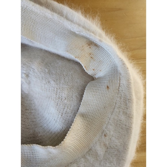 Vintage White Ladies Flat Cap - Picture 7 of 8